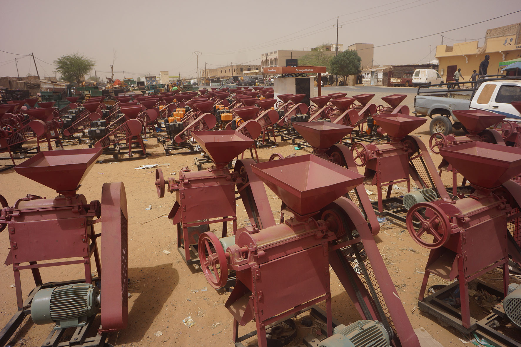 Décortiqueuse à riz à Ross-Béthio, Don PUDC, Sénégal, 2020