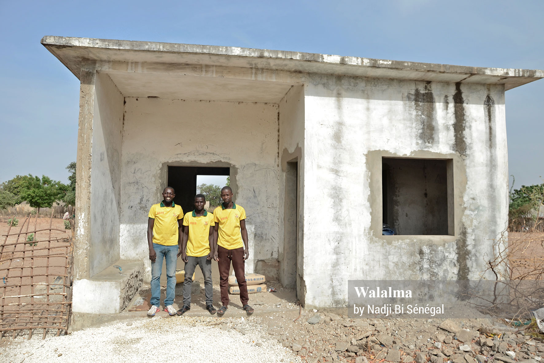 Rénovation bâtiment moulin solaire Soussoum Ndiaganiao Walalma 2023