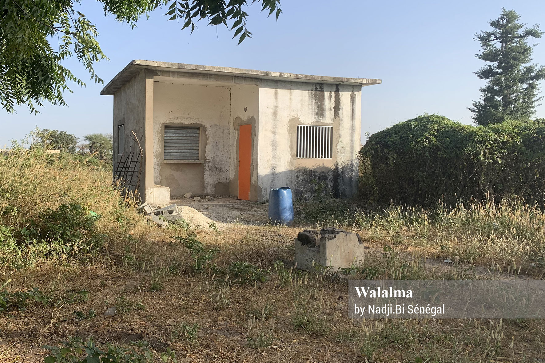 Rénovation bâtiment moulin solaire Soussoum Ndiaganiao Walalma 2023