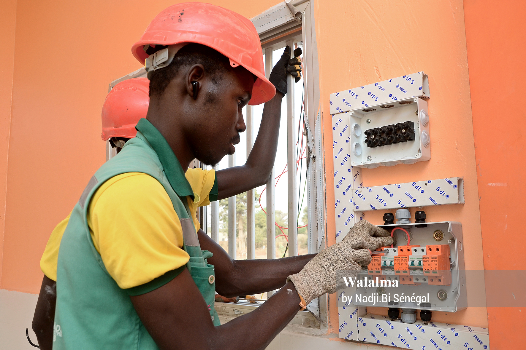 Installation électrique centre solaire Walalma Soussoum Ndiaganiao 2024